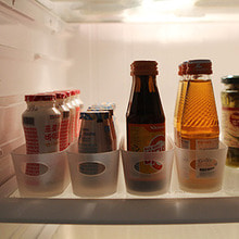 일본 미니 음료 스토커 2종 (냉장고 에너지음료병,요구르트 수납정리)